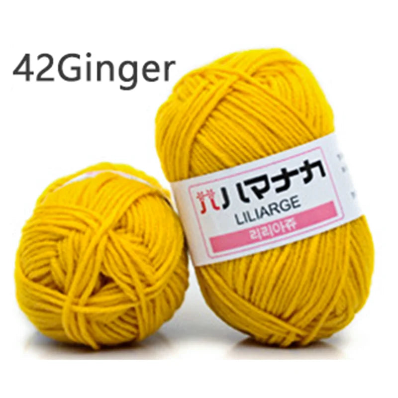 Soft Cotton Knitting Wool Yarn - Crafting Essentials