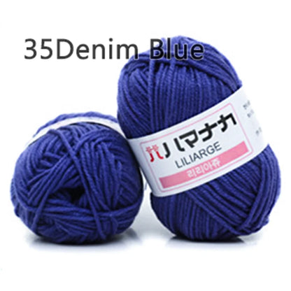 Soft Cotton Knitting Wool Yarn - Crafting Essentials