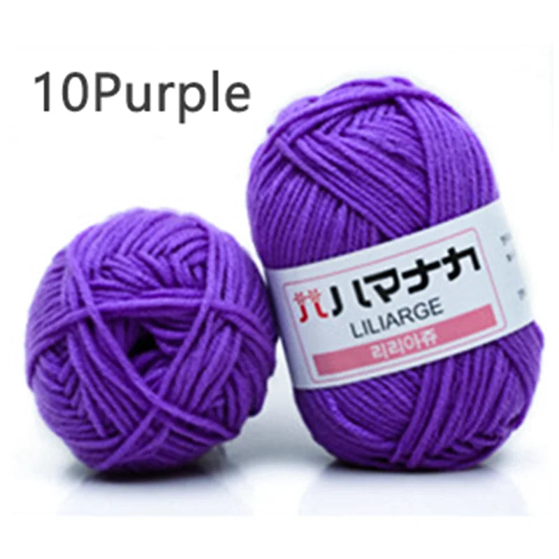 Soft Cotton Knitting Wool Yarn - Crafting Essentials