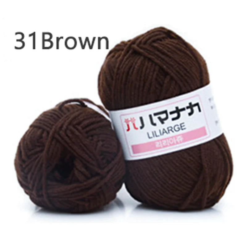 Soft Cotton Knitting Wool Yarn - Crafting Essentials