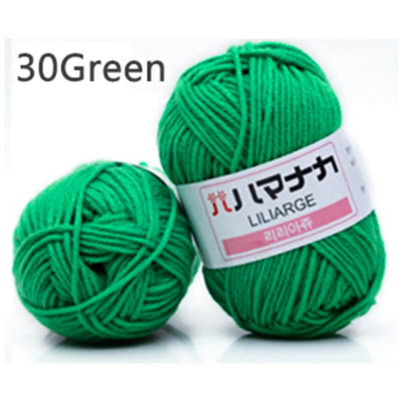 Soft Cotton Knitting Wool Yarn - Crafting Essentials