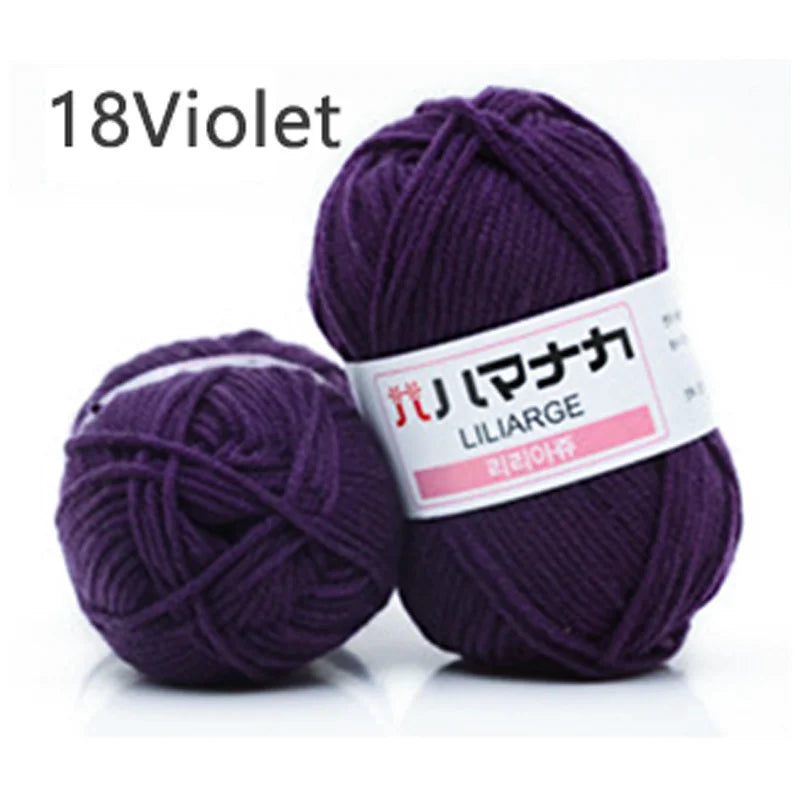 Soft Cotton Knitting Wool Yarn - Crafting Essentials