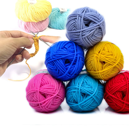 Soft Cotton Knitting Wool Yarn - Crafting Essentials