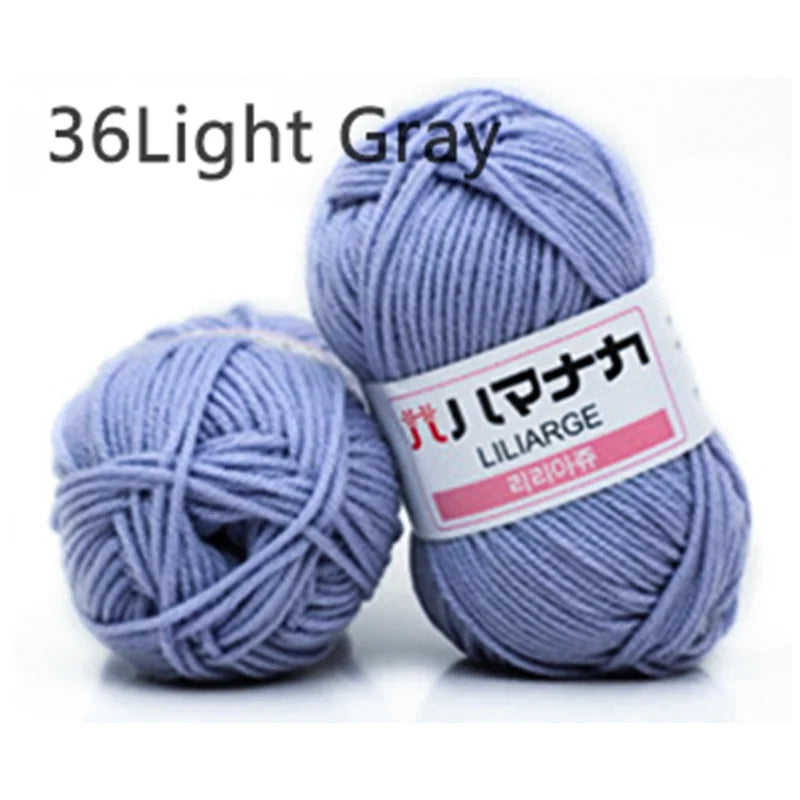 Soft Cotton Knitting Wool Yarn - Crafting Essentials