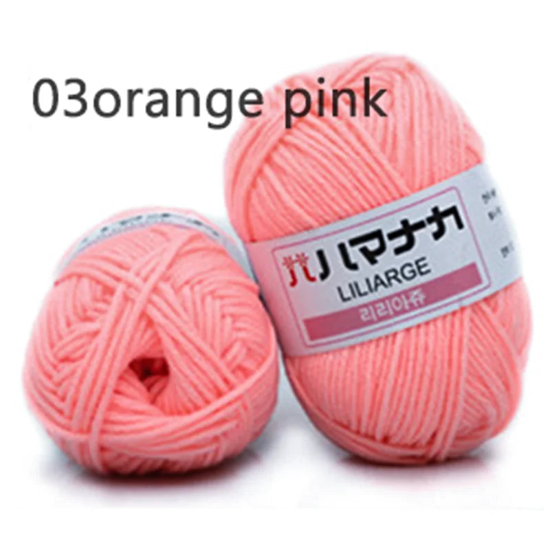 Soft Cotton Knitting Wool Yarn - Crafting Essentials