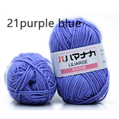 Soft Cotton Knitting Wool Yarn - Crafting Essentials