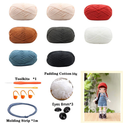 Zeoy Crochet Plush Doll Kit