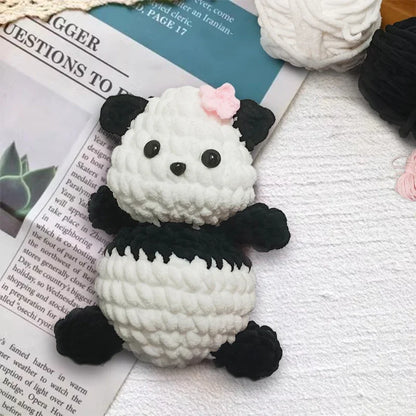 Cute Panda Crochet Kit - Easy DIY Craft for Beginners