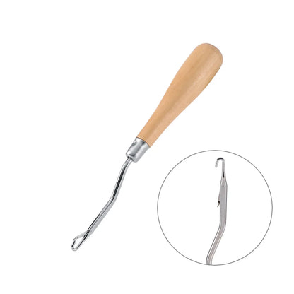 Classic Wooden Crochet Hook - Crafting Essential Tool