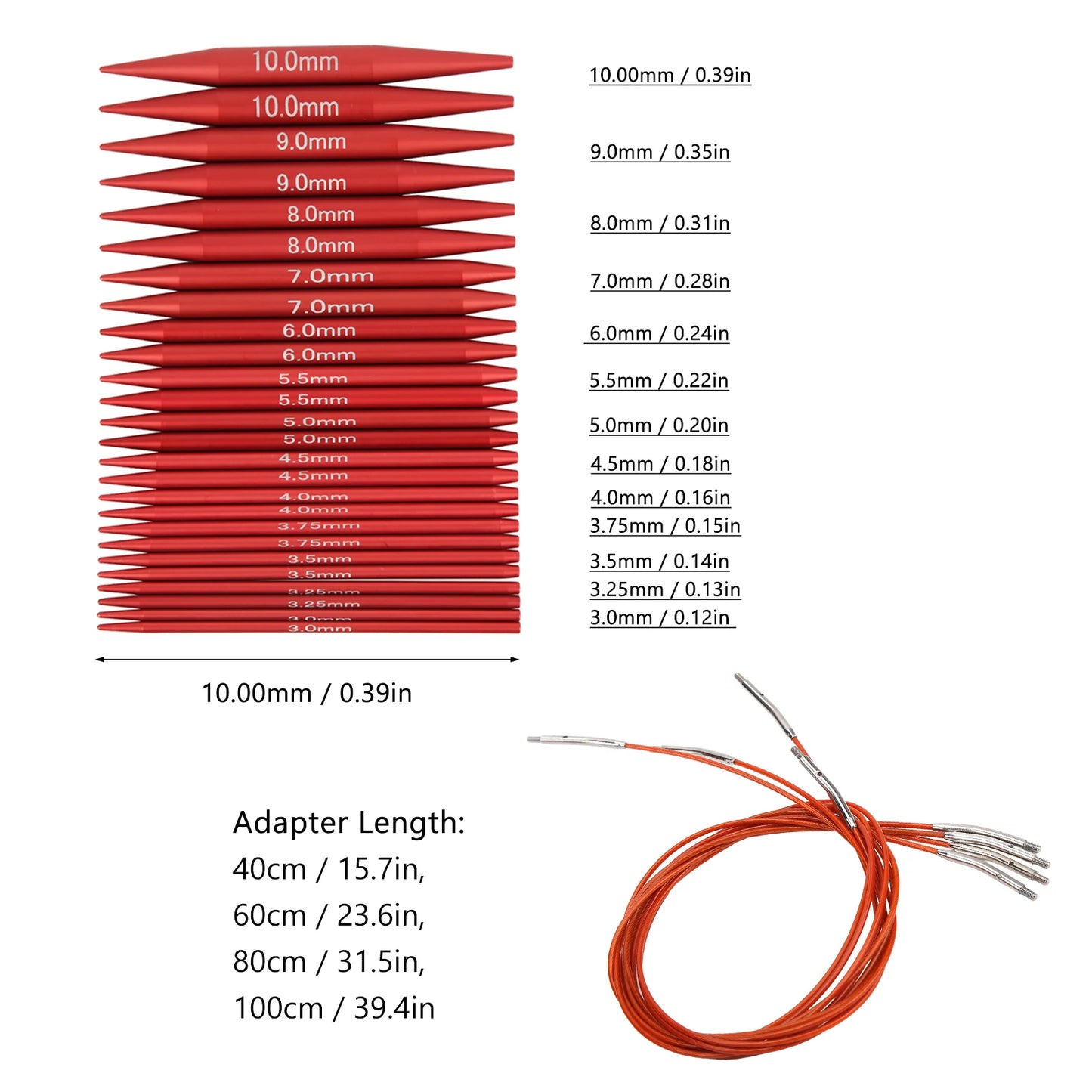 Detachable Circular Knitting Needles Set