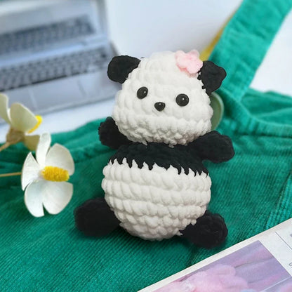 Cute Panda Crochet Kit - Easy DIY Craft for Beginners