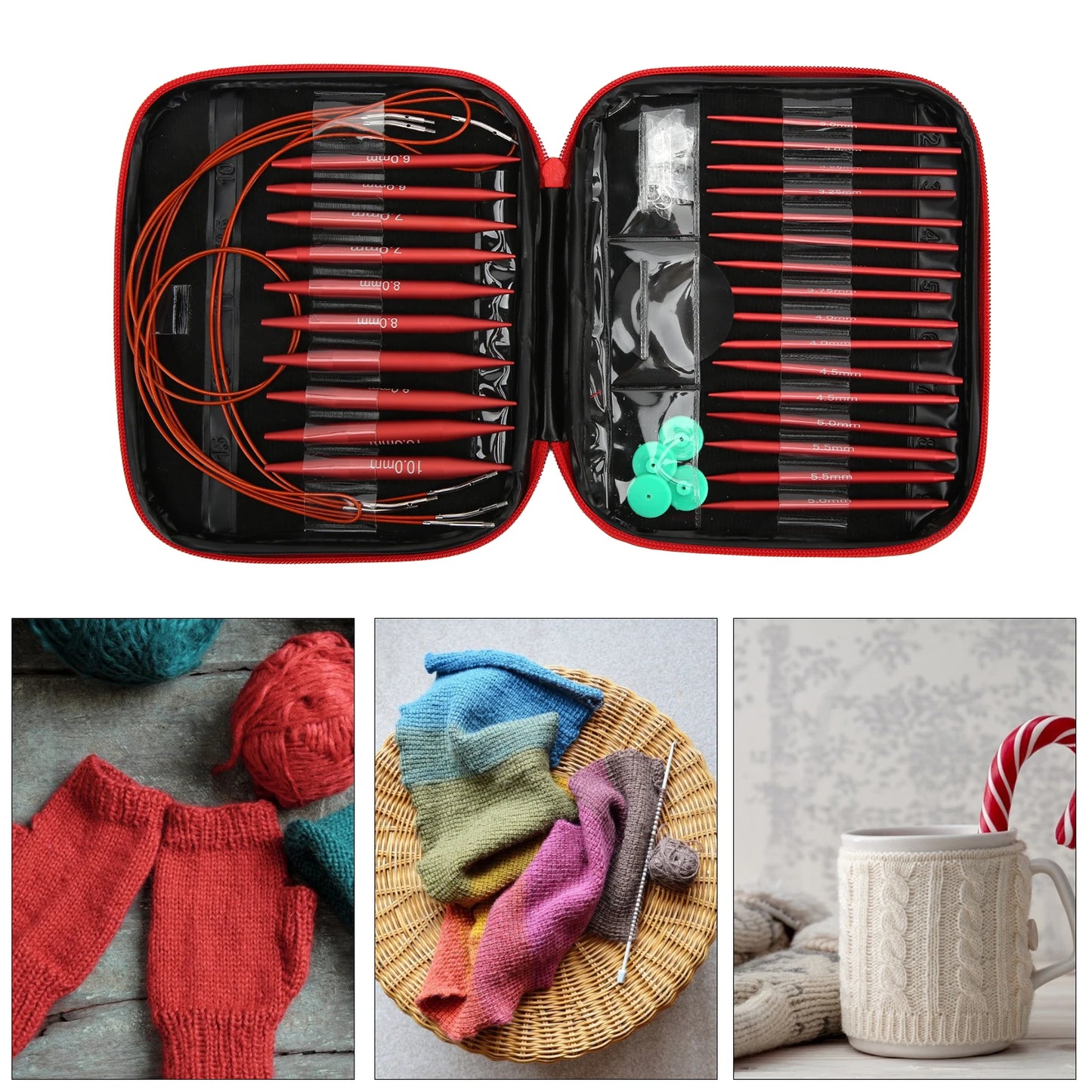 Detachable Circular Knitting Needles Set