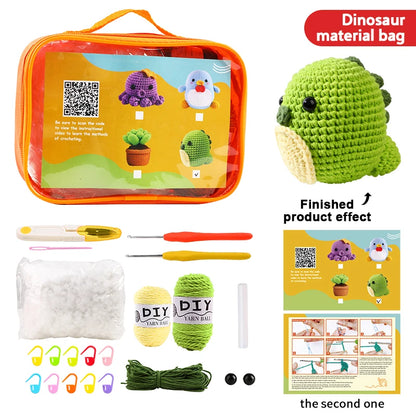 Handmade Plant Crochet Kit - DIY Sewing Set