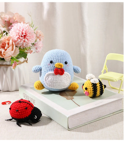 Penguin Crochet Kit - DIY Handmade Sewing Kit