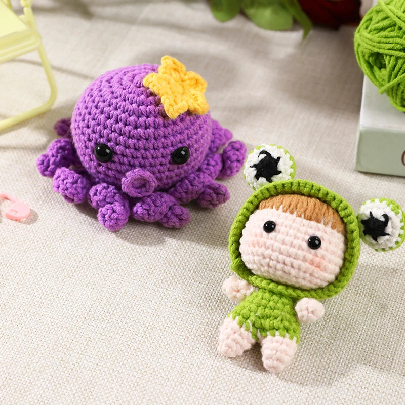 Octopus Crochet Kit - DIY Handmade Craft Set