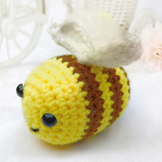 Bee Crochet Kit - DIY Knitted Animal Yarn Craft