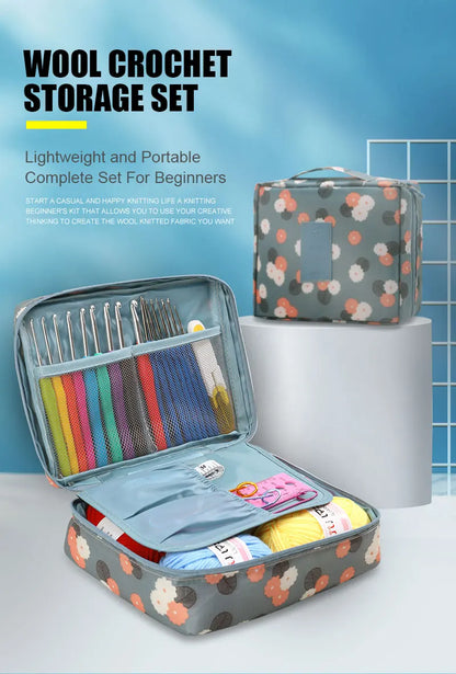 Sewing Knitting Starter Kit with Bag and Ergonomic Tools