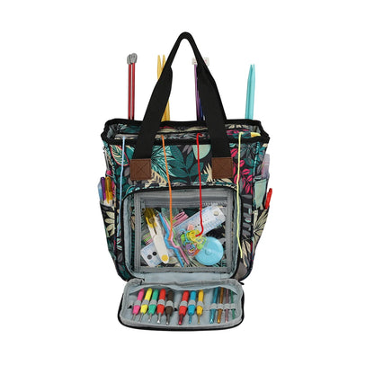 Knitting Tote Bag - Stylish Yarn Storage Organizer