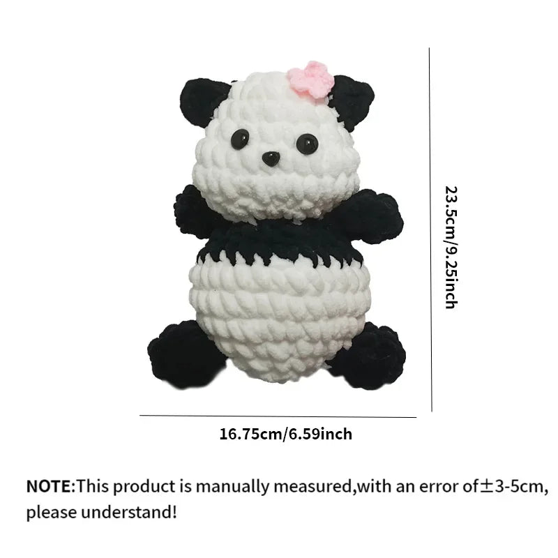 Cute Panda Crochet Kit - Easy DIY Craft for Beginners