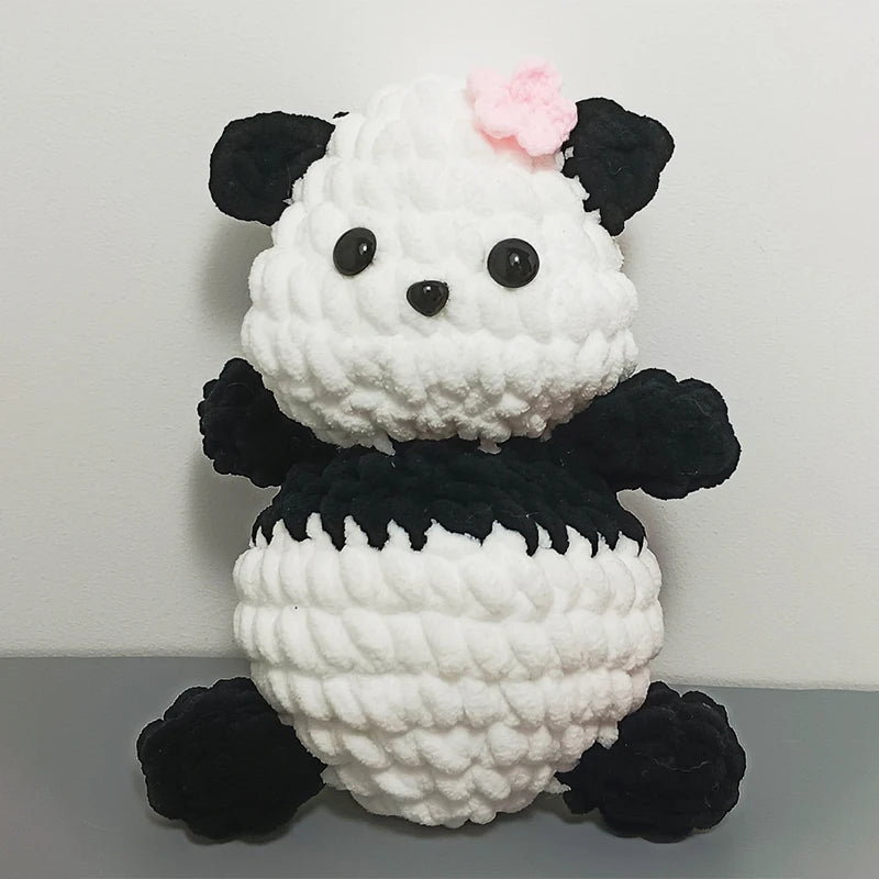 Cute Panda Crochet Kit - Easy DIY Craft for Beginners