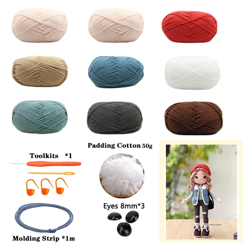 Zeoy Crochet Plush Doll Kit