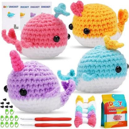 DIY Whale Crochet Kit (2 Pieces)