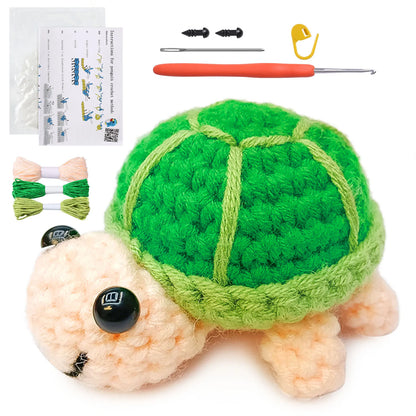 Pig Crochet Kit - DIY Plush Animal Craft Set