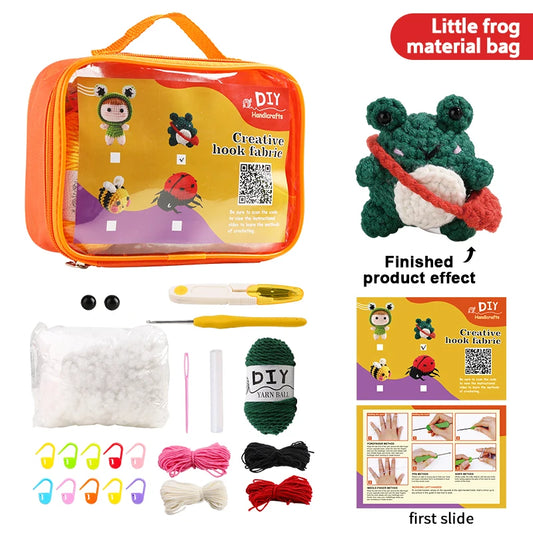 Handmade Frog Crochet Kit