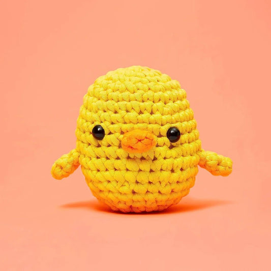 Yellow Duck Crochet Kit - Kids DIY Craft Set