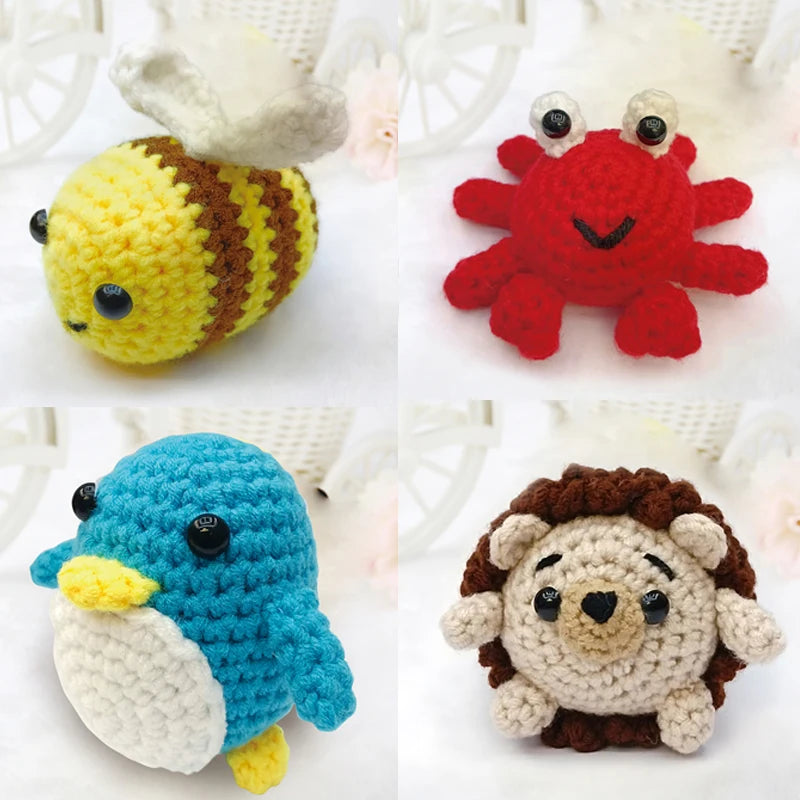 Bee Crochet Kit - DIY Knitted Animal Yarn Craft