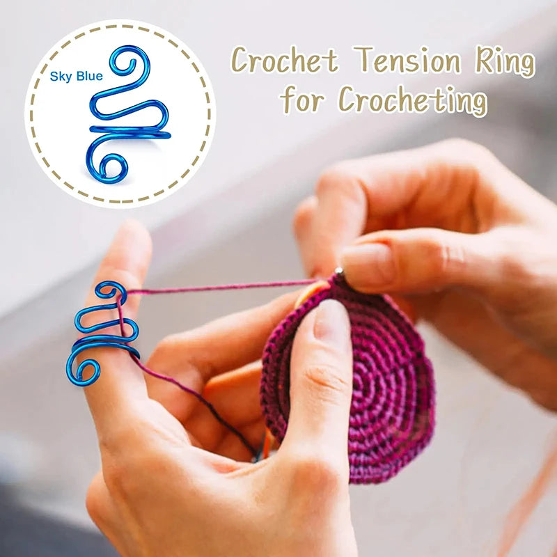 Adjustable Crochet Tension Ring - Perfect Knitting Accessory