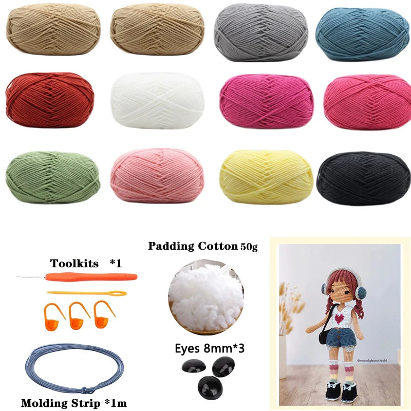 Zeoy Crochet Plush Doll Kit