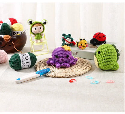 Octopus Crochet Kit - DIY Handmade Craft Set