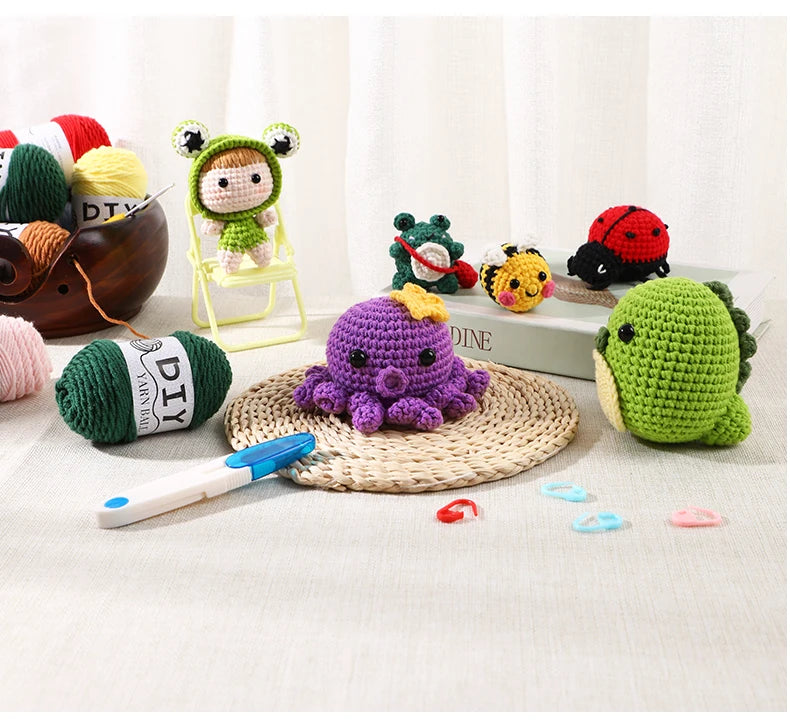 Handmade Plant Crochet Kit - DIY Sewing Set