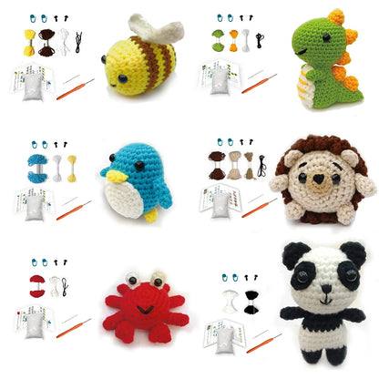 Bee Crochet Kit - DIY Knitted Animal Yarn Craft