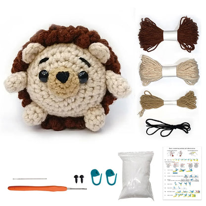 Beginner Bee Crochet Kit - DIY Plush Animal Craft Set