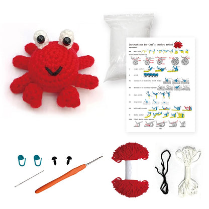 Bee Crochet Kit - DIY Knitted Animal Yarn Craft