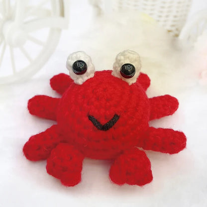 Red Crab Crochet Kit - DIY Yarn Craft Set