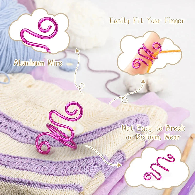 Adjustable Crochet Tension Ring - Perfect Knitting Accessory