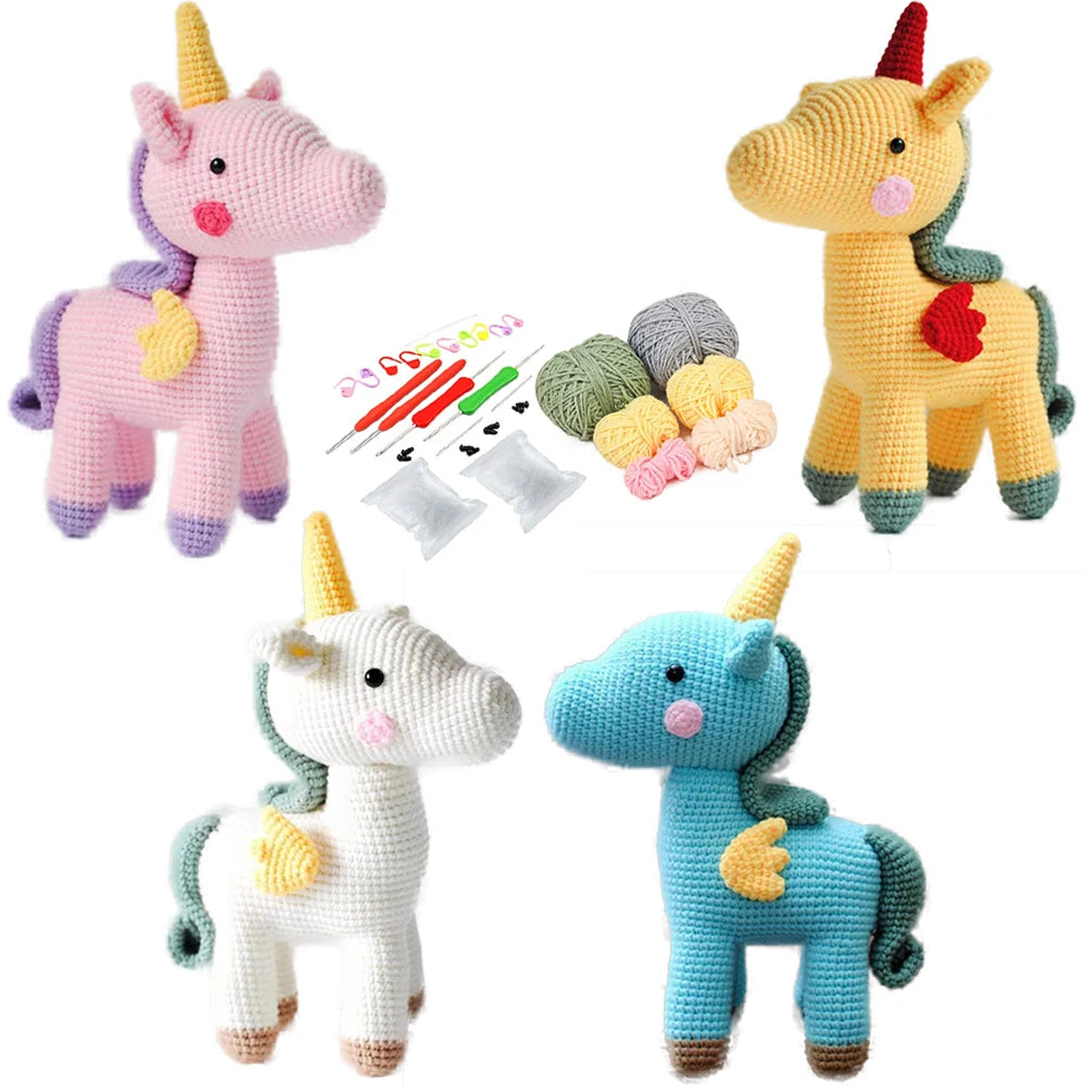 Pink Unicorn Crochet Kit