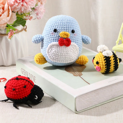 Handmade Doll Crochet Kit - DIY Penguin Sewing Set