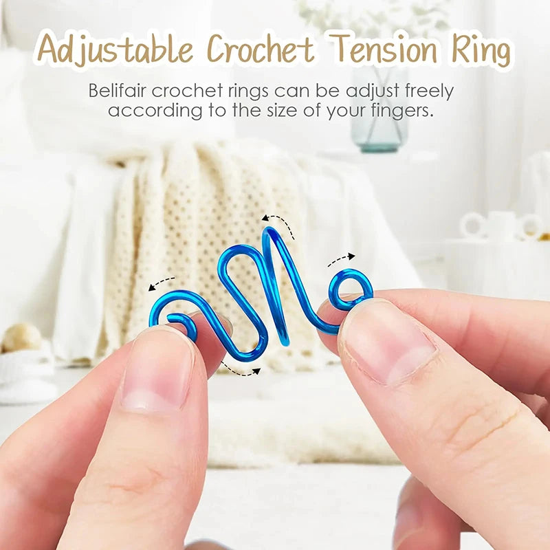 Adjustable Crochet Tension Ring - Perfect Knitting Accessory