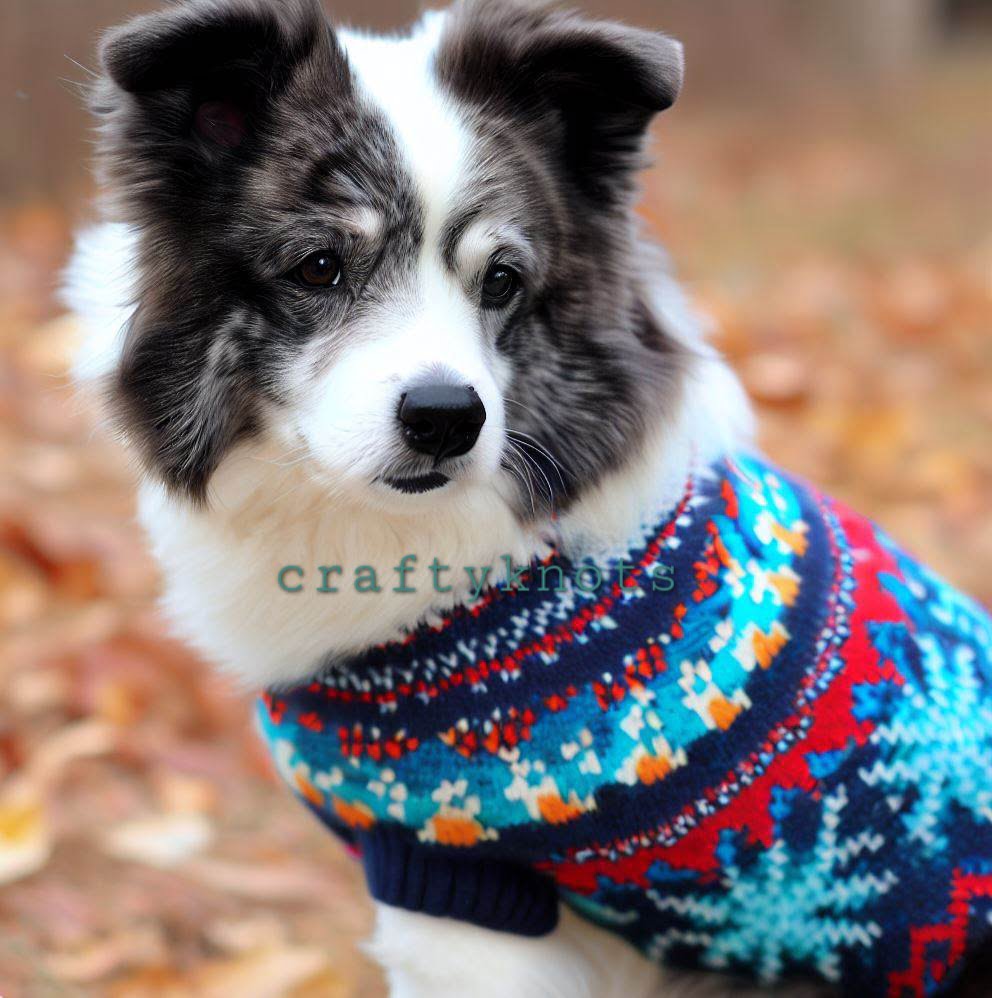 Adventure Dog Sweater Crochet Pattern