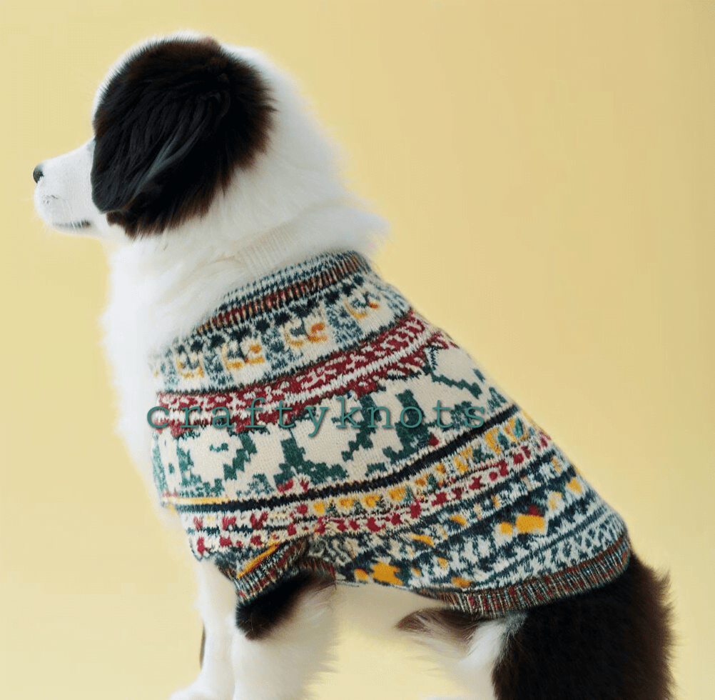 Fancy Dog Crochet Sweater Pattern