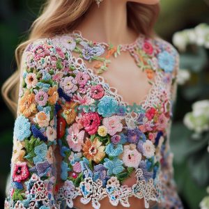 Blooming Garden Crochet Blouse