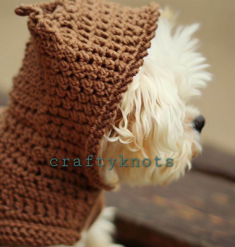 Cozy Hoodie Dog Sweater Crochet Pattern