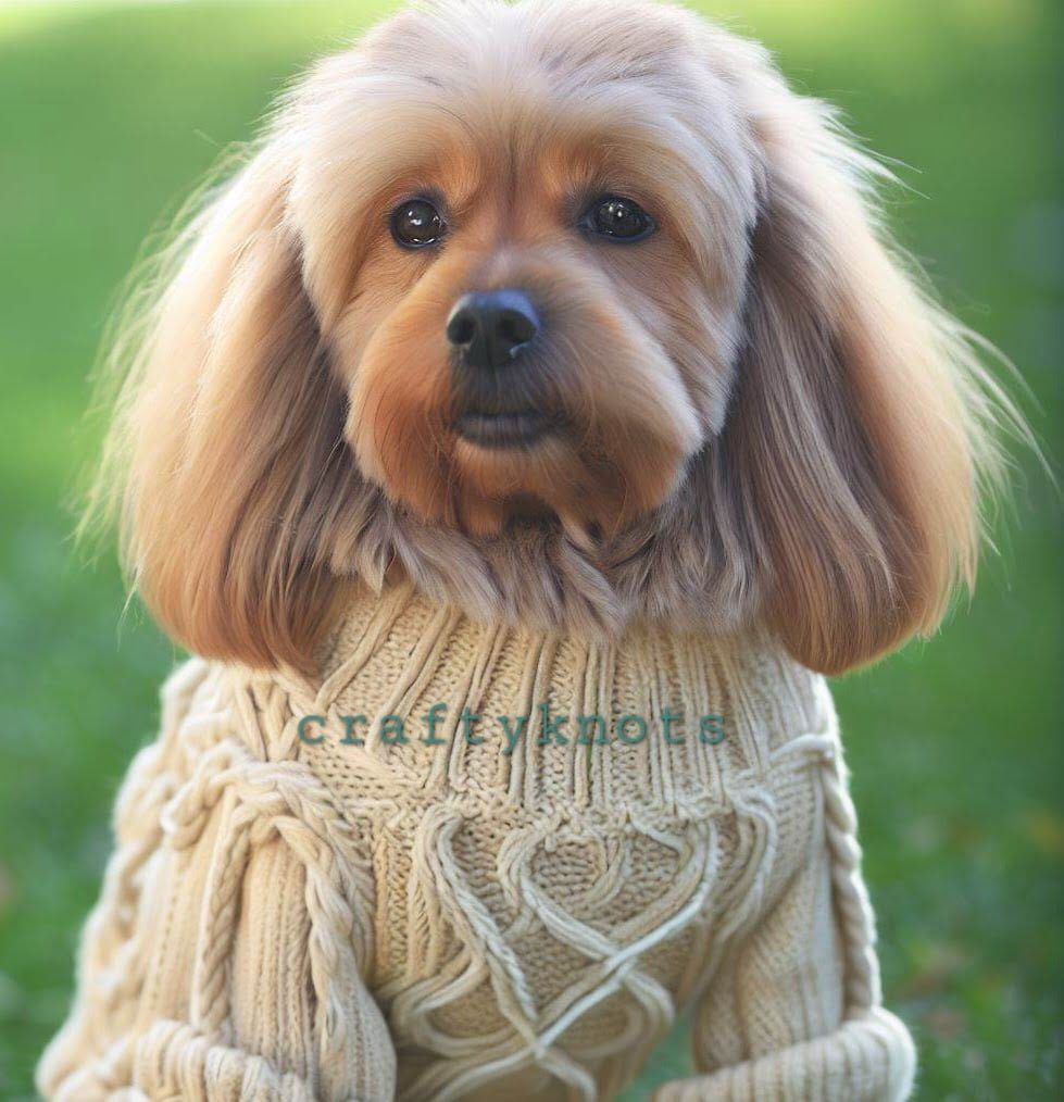 Dog Sweater in Crochet