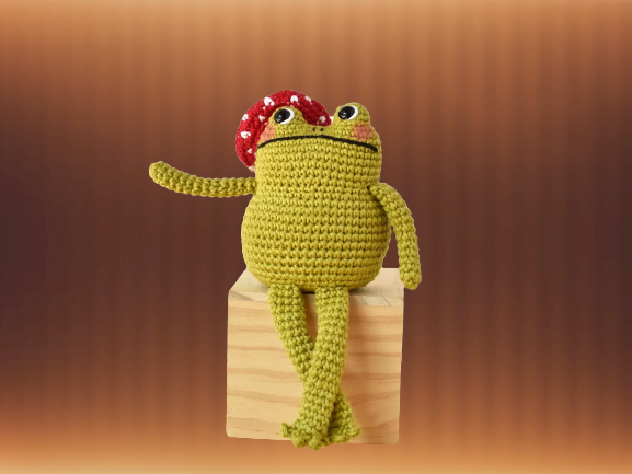 Fancy Frog Amigurumi Crochet Pattern