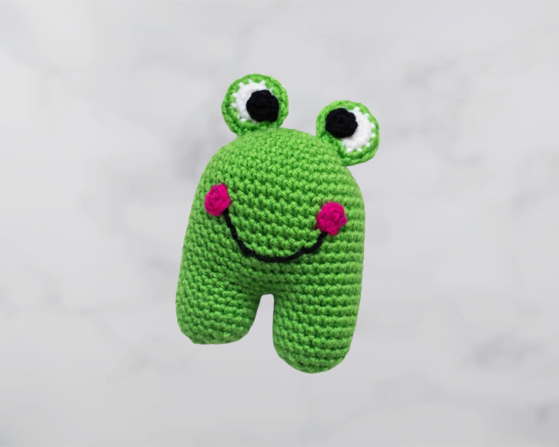 Free Crochet Pattern of Frankie the Frog
