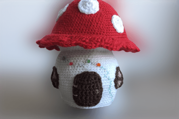 Mushroom House Crochet Pattern